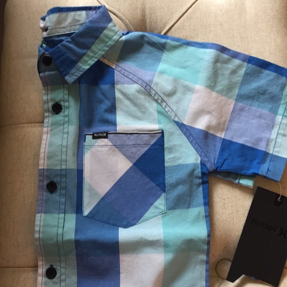 Hurley Other - Hurley plaid shirt NWT